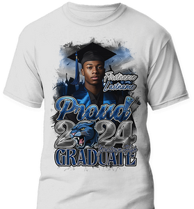 Custom 2024 Graduation T-Shirt - Personalized High School/College Graduate Tee - Unisex, - Choose Your Colors & Add Name