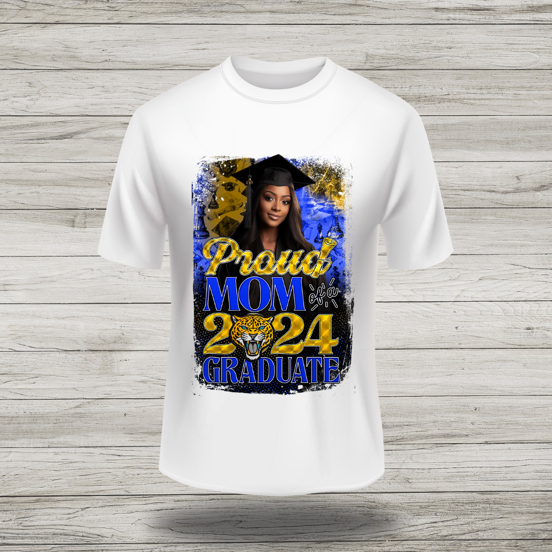 Custom 2024 Graduation T-Shirt - Personalized High School/College Graduate Tee - Unisex, - Choose Your Colors & Add Name